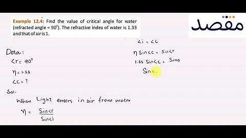 Class X Physics Chapter 3 - Geometrical Optics Example 12.4