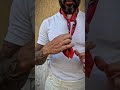 How To Tie A Men S Silk Neckerchief Large Bandana Scarf 