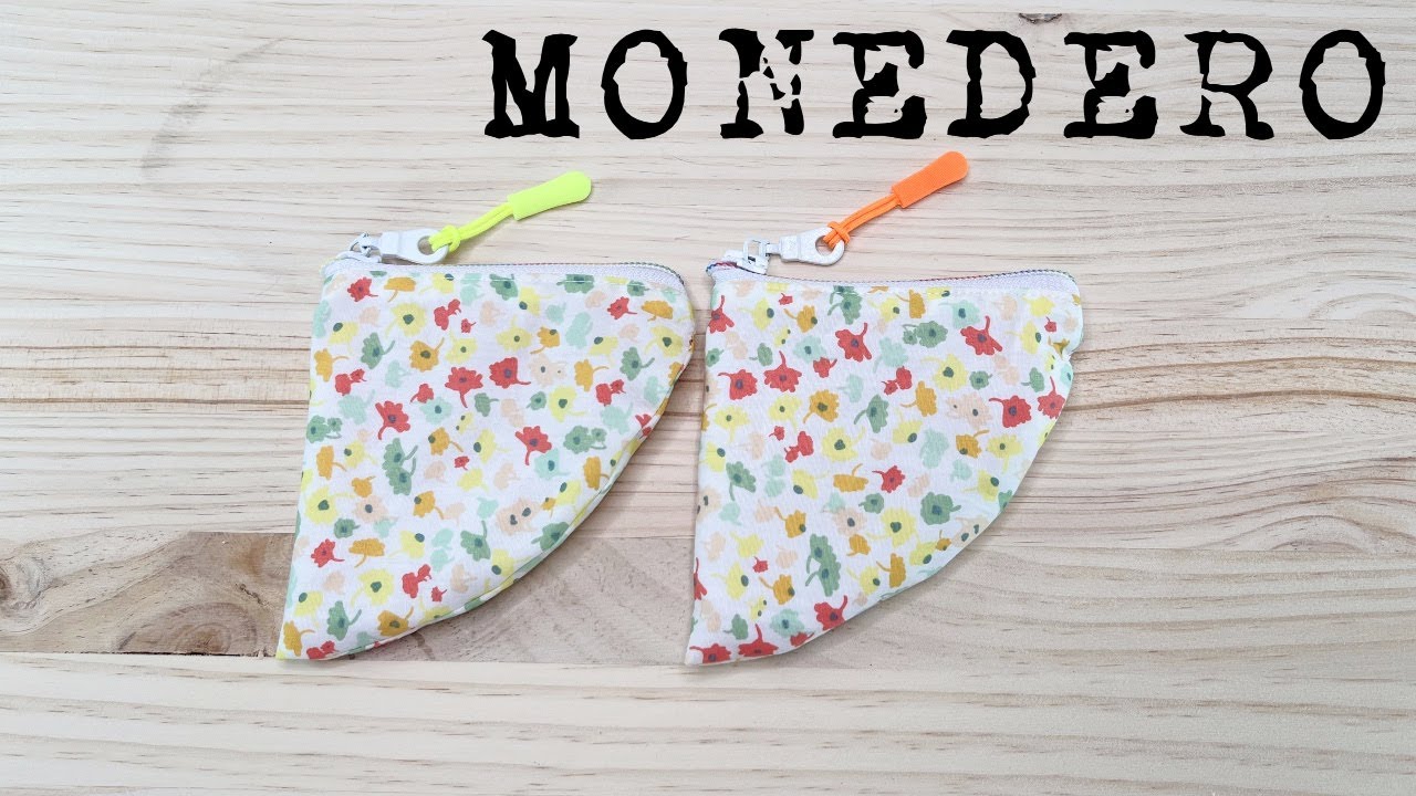 Monedero muy fácil ( con forma de quesito )
