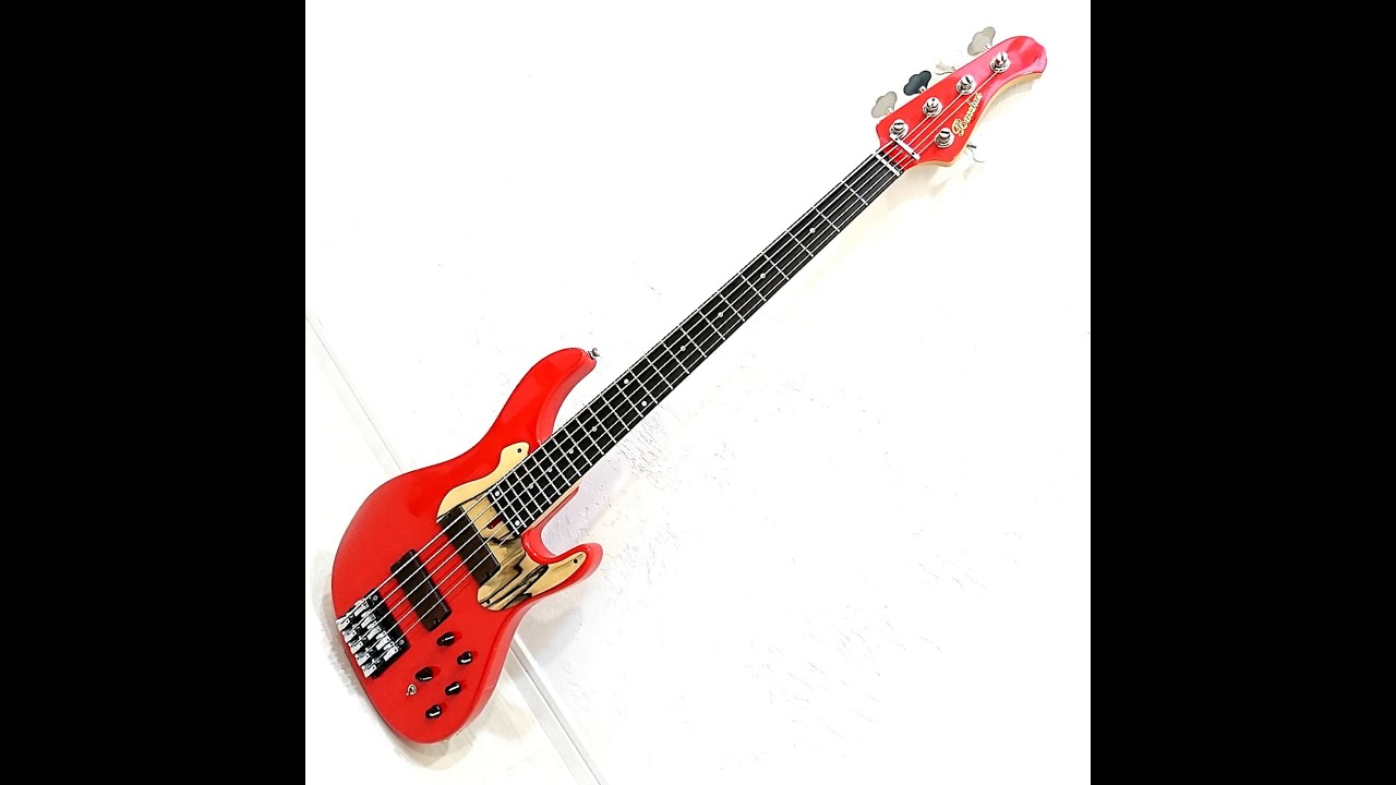 ELECTRIC BASS DEMO Bacchus TF501 Customized - YouTube
