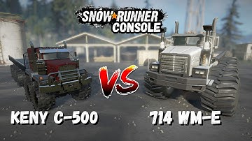 SnowRunner Mods | Keny C-500 VS 714WM-E (Big Truck Battle)