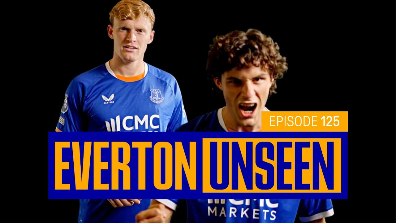 Thumbnail for CARNAGE! Go behind the curtain on Media Day for our Men and Women 😆 | EVERTON UNSEEN #125