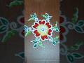 easy beautiful rangoli 🌸✨️|| #ytshorts #dailyrangoli #simplerangoli