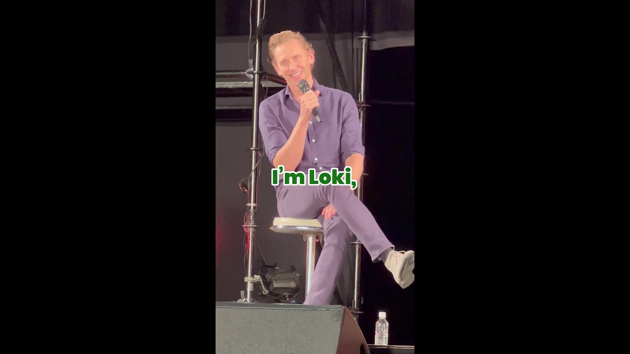 トム・ヒドルストン、ロキの好きな台詞を生披露【東京コミコン2023