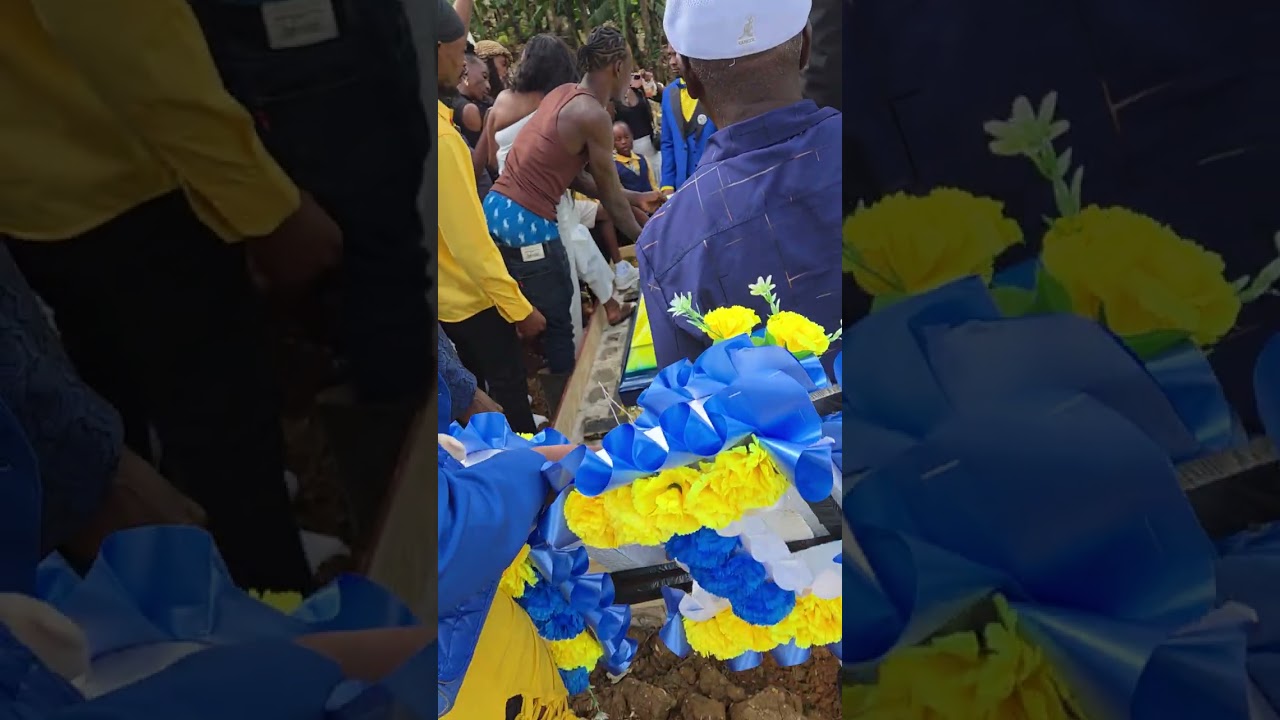 Funeral of David A Gayle. To the final resting place. 