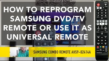 HOW TO REPROGRAM SAMSUNG DVD/TV REMOTE OR USE IT AS UNIVERSAL REMOTE – W/FULL LIST TV CODES– SOLVED!