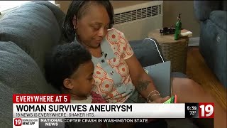 Shaker Heights Woman shares scary moments of aneurysm rupturing