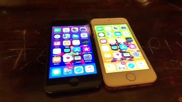 iPhone SE vs iPod 6th generation: speed test