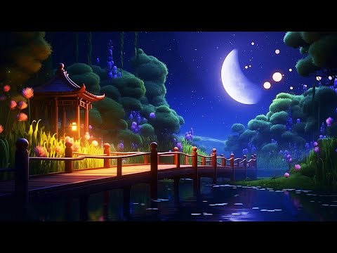 Música para Dormir Bebés Profundamente 🌙 Arpa y Flauta para Dormir Bebés 🌙 Sonido de Agua