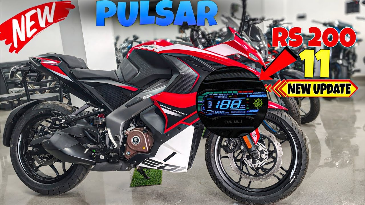 2025 Bajaj Pulsar RS 200 Race Sport Launch With New Update Price Milage Features Review