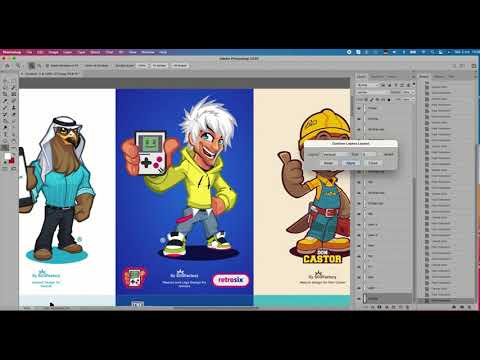 Photoshop script to Array dozens of layers with just a click