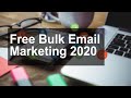 How to send free Bulk Emails in 2020 | Step by Step Free Bulk Email Marketing Tutorial in Hindi