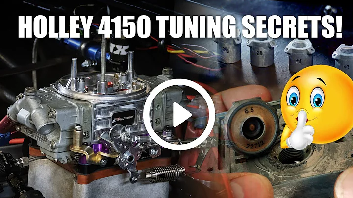 Holley 4150 Carburetor Tuning!  Accelerator pump / discharge nozzles / pump cams / power valve
