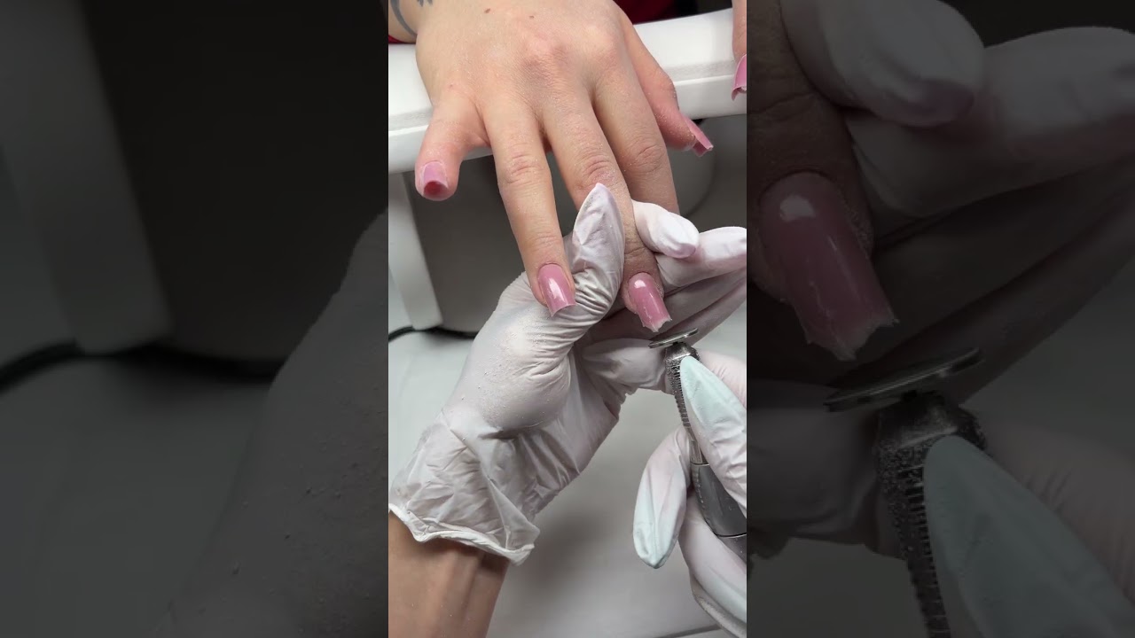 Коррекция ногтей на верхние формы. 