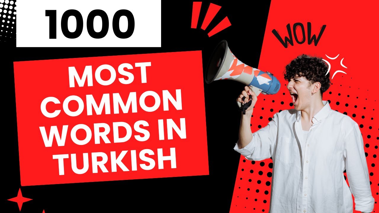 1000 most common words in Turkish Language