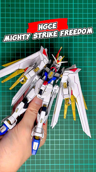 HGCE Mighty Strike Freedom Bandai part 1 |Pose Idea| #gunpla #gundam #shorts #gundamseedfreedom #fyp