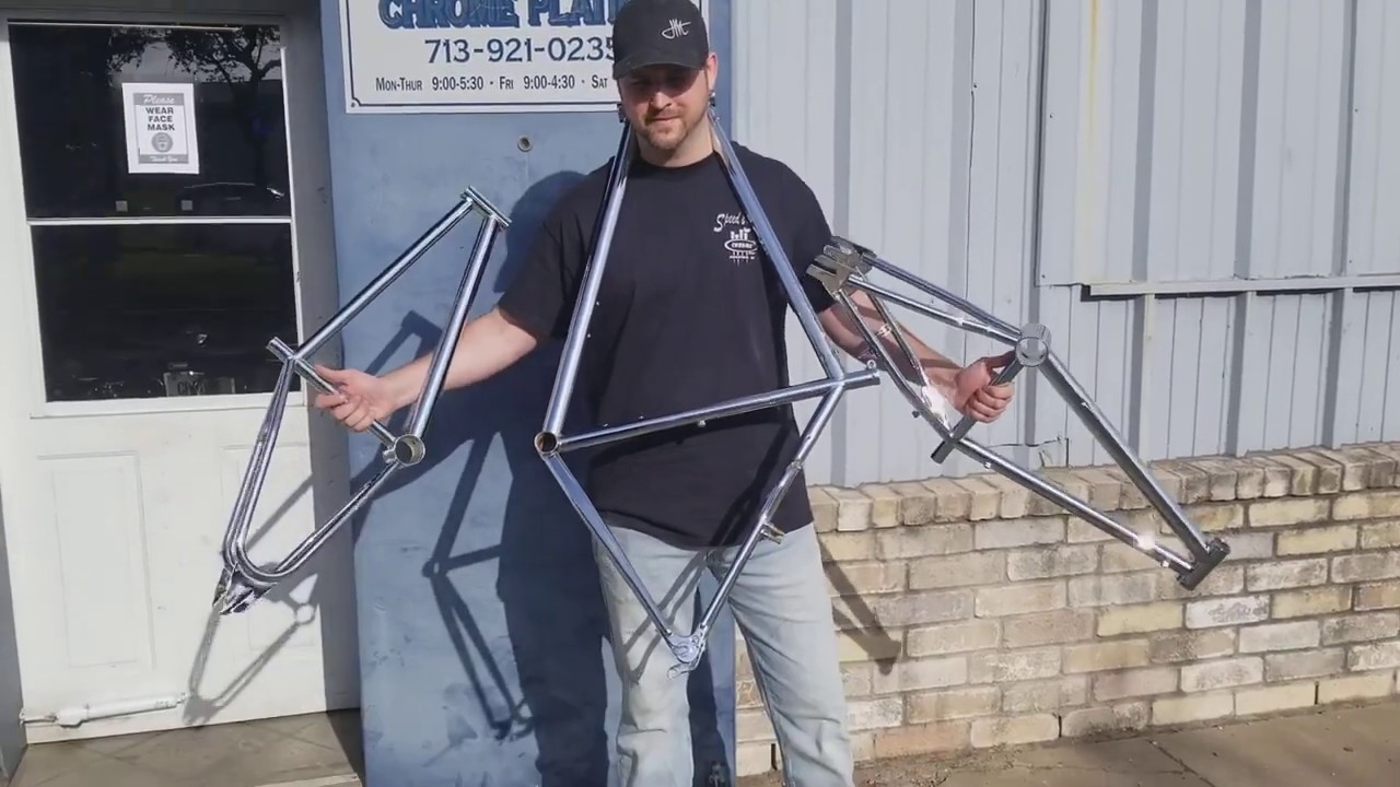 Chrome Plated Bicycle Frames
