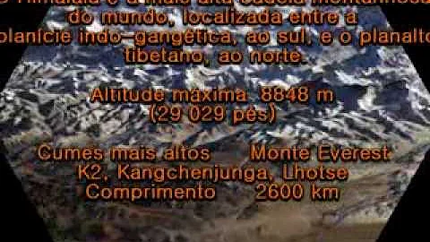 Onde se localiza a cadeia montanhosa dos Alpes?