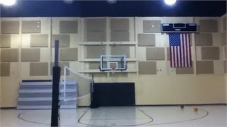 Epic One-Handed 3/4 Court Shot