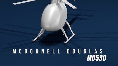 McDonnell Douglas MD530 Helicopter - How to 3D Modelling with Blender