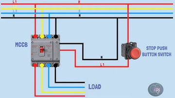 SHUNT TRIP BREAKER WIRING DIAGRAM// SHUNT TRIP CONNECTION VIDEO ANIMATION