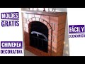 Como Elaborar una Chimenea Decorativa en icopor