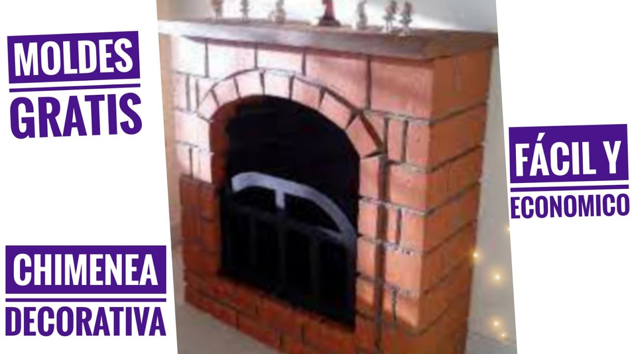 Como elaborar una chimenea decorativa en icopor youtube