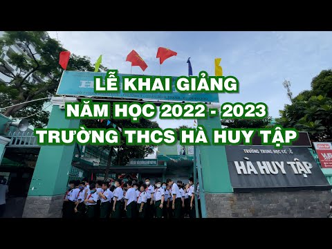 Lễ Khai giảng Trường THCS Hà Huy Tập năm học 2022 – 2023 – Ngày 5/9/2022 – Video 4K