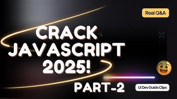 Javascript interview questions Part- 2 @uidevguide @UiDevGuideClips