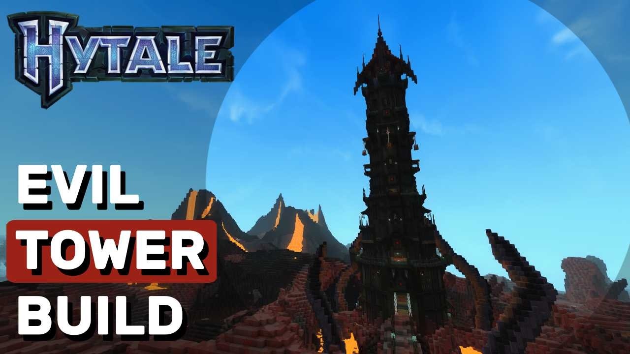 Building an Evil Wizard Tower in Hytale