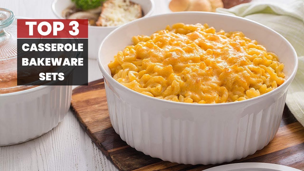 Transform your casserole-making game with these highly recommended bakeware sets