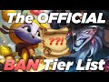 The OFFICIAL League of Legends BAN Tier List | GX