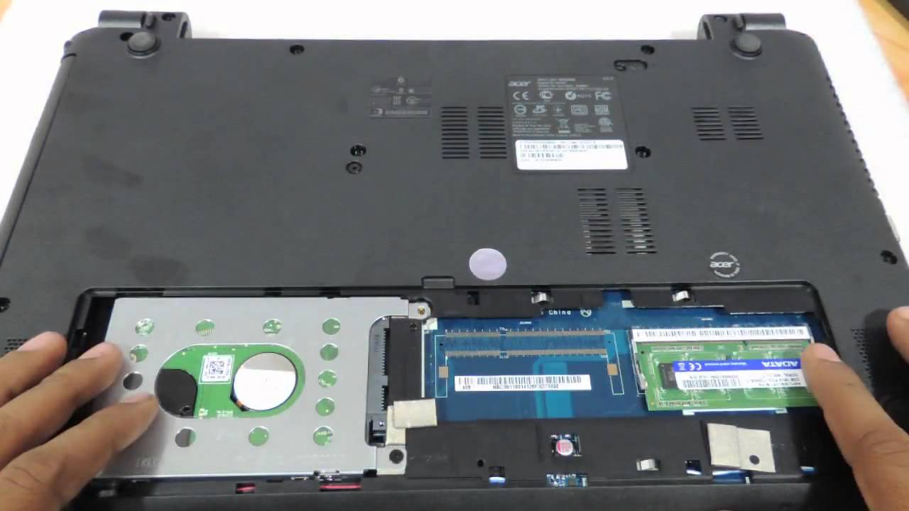Detectable Comprimir Post impresionismo Acer Aspire e1 510 570 571 572 how to upgrade ram memory and harddrive easy  diy - YouTube