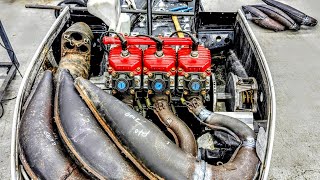 POLARIS TRIPLE PIPES XCR 800 WEDGE ENGINE DISASSEMBLY!!!!
