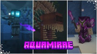 Aquamirae (Minecraft Mod Showcase) | New Mobs, Boss, Weapons & Armors | Fabric & Forge 1.20