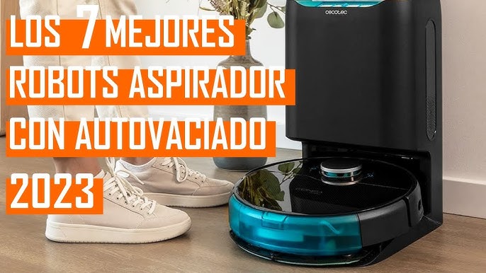 Cecotec - Aspira y friega de forma simultánea con el robot Conga 2290 Ultra  Home. 😉 ✔️App Control. ✔️Vaciado automático e inteligente del depósito.  ✔️Cepillo Jalisco que captura el polvo, arena, ácaros