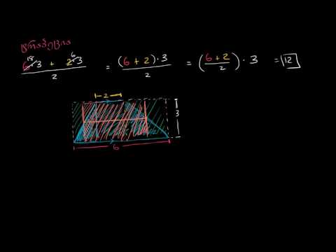 ტრაპეციების ფართობი