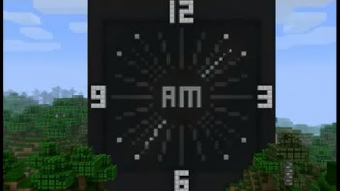 How to Make a Giant Redstone Clock in Minecraft 1.7.4