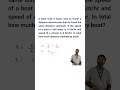 BOAT AND STREAMS #maths