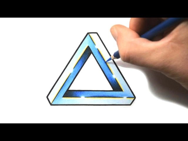 Penrose Triangle Tattoo - Pointillism/Patterns