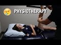 Gymnast goes to PHYSIOTHERAPY for the first time! Hamstring tendonitis :(