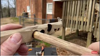 Standing Bow Drill, Oak On Tulip Poplar