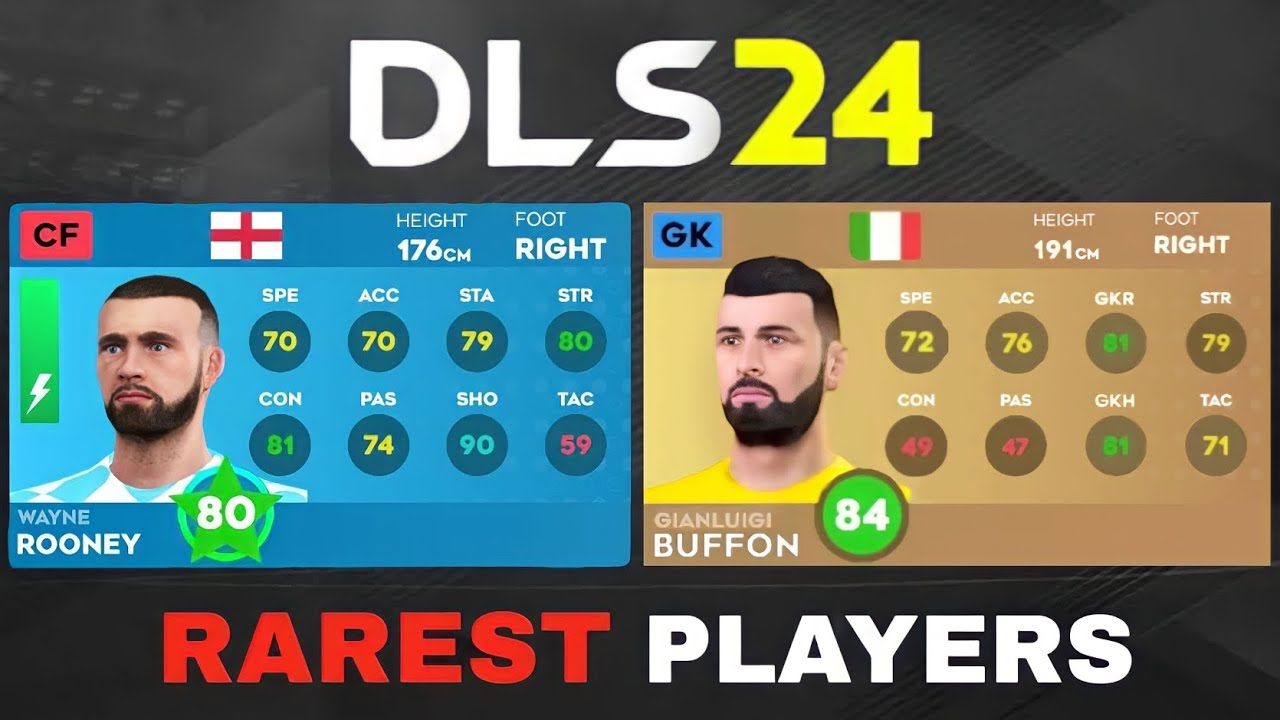 RAREST PLAYERS IN DLS 24! | DREAM LEAGUE SOCCER 24