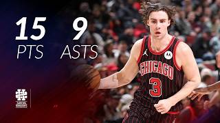 Josh Giddey 15 pts 9 asts vs Blazers season