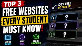 Top 3 FREE Websites You Didn’t Know Existed! 🤯