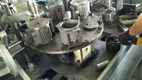 Motor Cover Six Station Rotary Table Automatic Drilling Tapping Machine