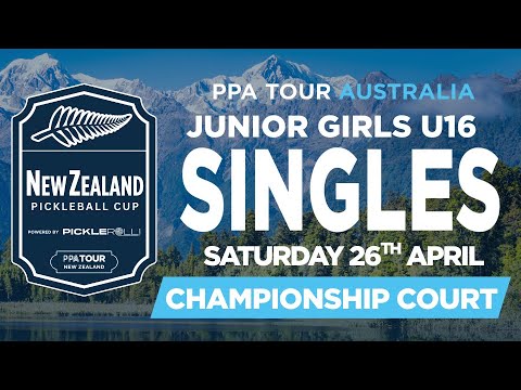 Junior Girls U16 Singles | Gold Medal Match | New Zealand Pickleball Cup