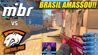 BRNZ4N E SAFFEE CALOU OS HATERS!! MIBR vs Virtuspro - FISSURE Playground 1 | CS MELHORES MOMENTOS