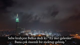 Hz.Süleyman Hüdhüd Kıssası - Prof. Dr. Yasir El Dosari - Neml Suresi 20-44 - Türkçe Altyazılı