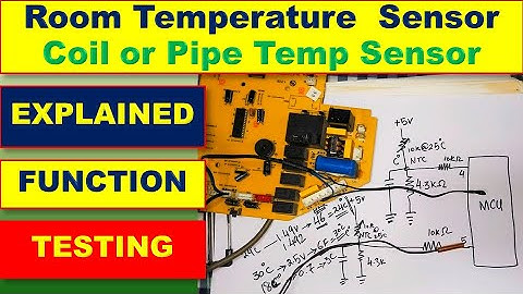 {459} Room Temperature Sensor / Pipe or Coil Temperature Sensor (Thermistor) in AC